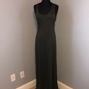 Green/Black Maxi Dress